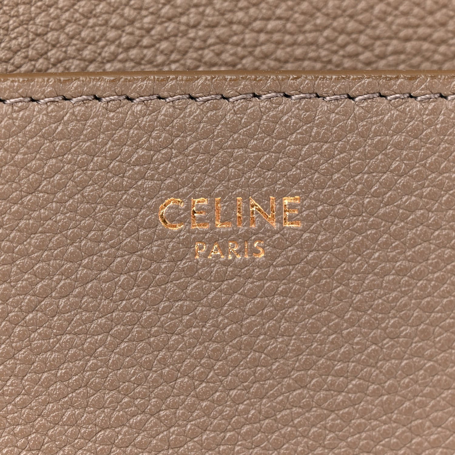 Celine Soft Grained Calfskin Sangle Bucket Bag Taupe 6 of 14