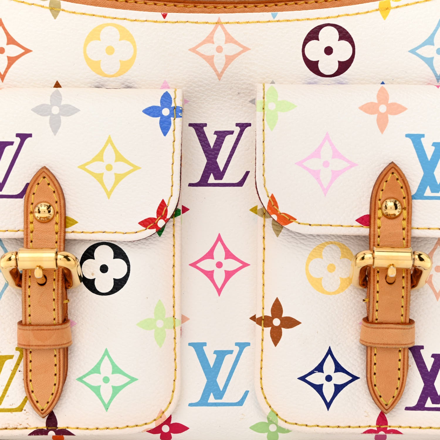 Louis Vuitton Monogram Multicolor Lodge PM White 9 of 15