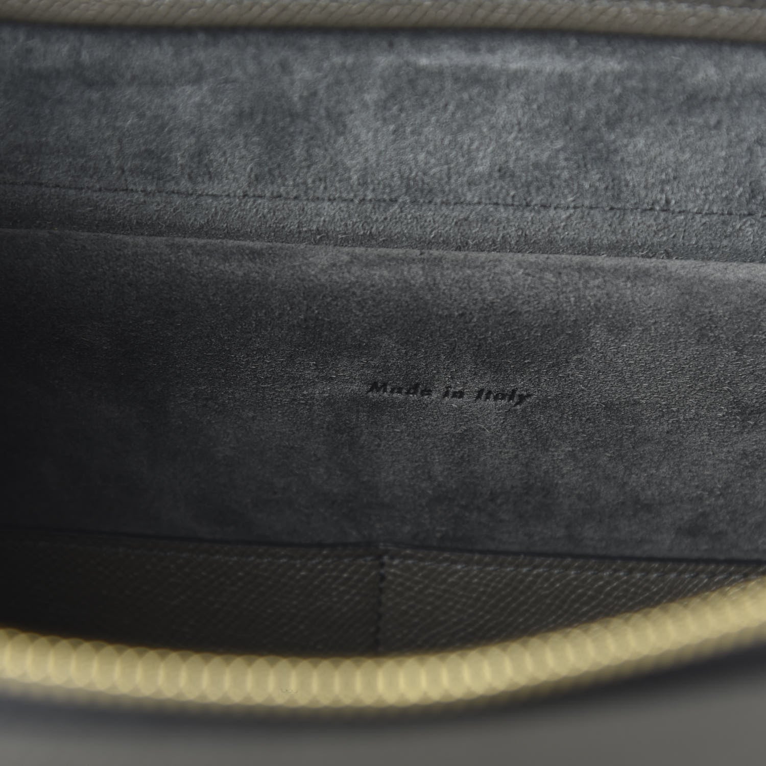 Celine Grained Calfskin Mini Belt Bag Grey 9 of 10