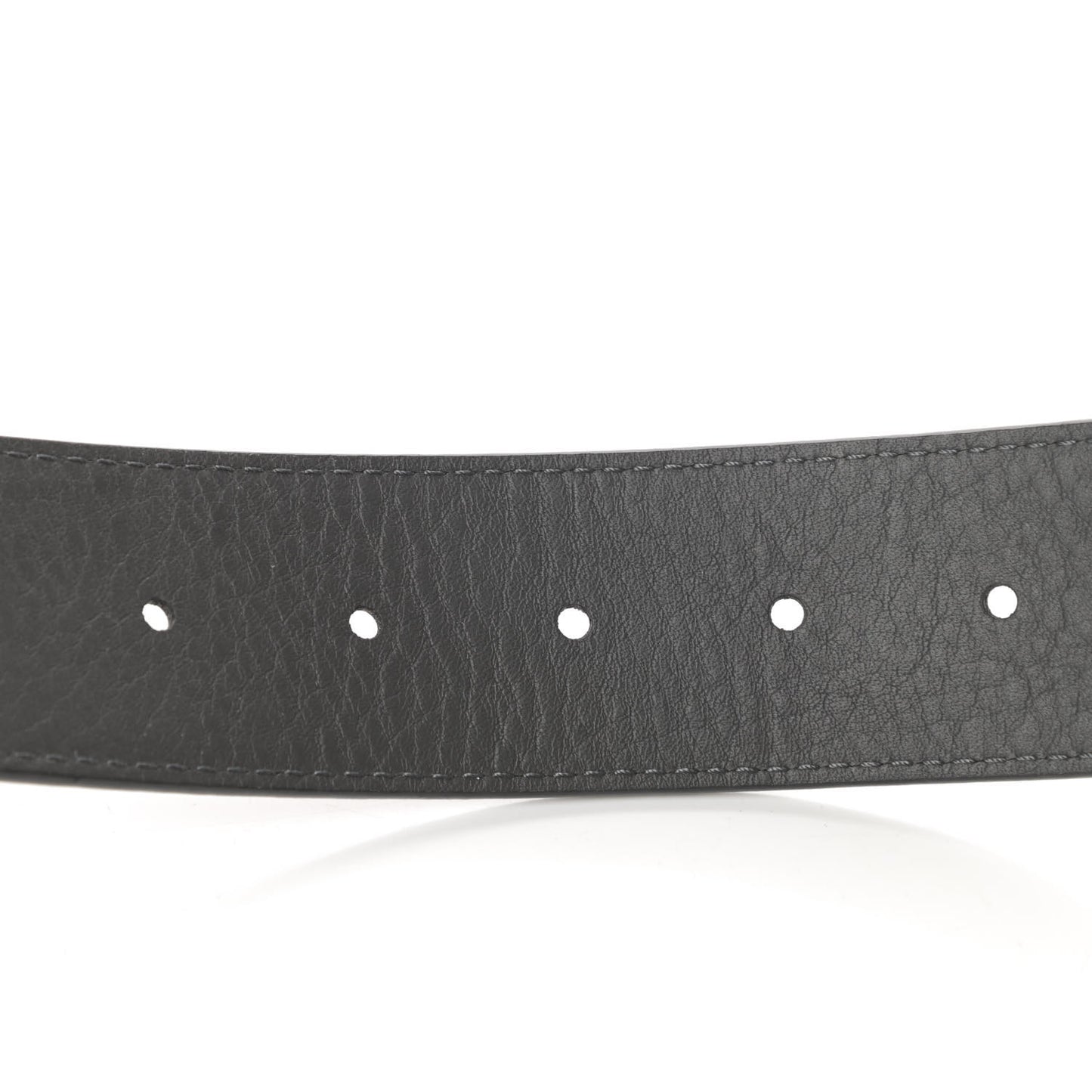 Calfskin 45mm LV Capucine Initiales Belt 90 36 Black