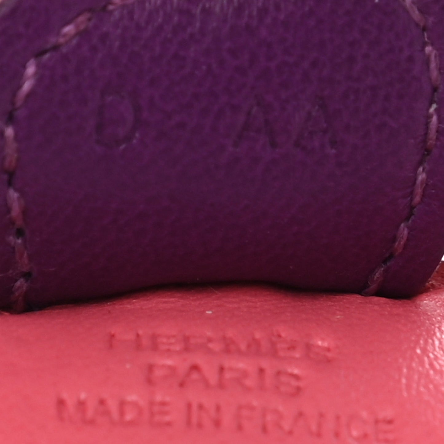 Milo Lambskin Grigri Rodeo Bag Charm MM Rose Azalee Violet Pain D'Epice