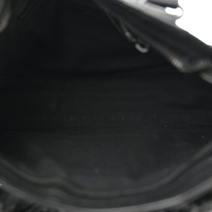 Balenciaga Shiny Goatskin Matte Black Metallic Edge Hardware Mini City Black 6 of 12