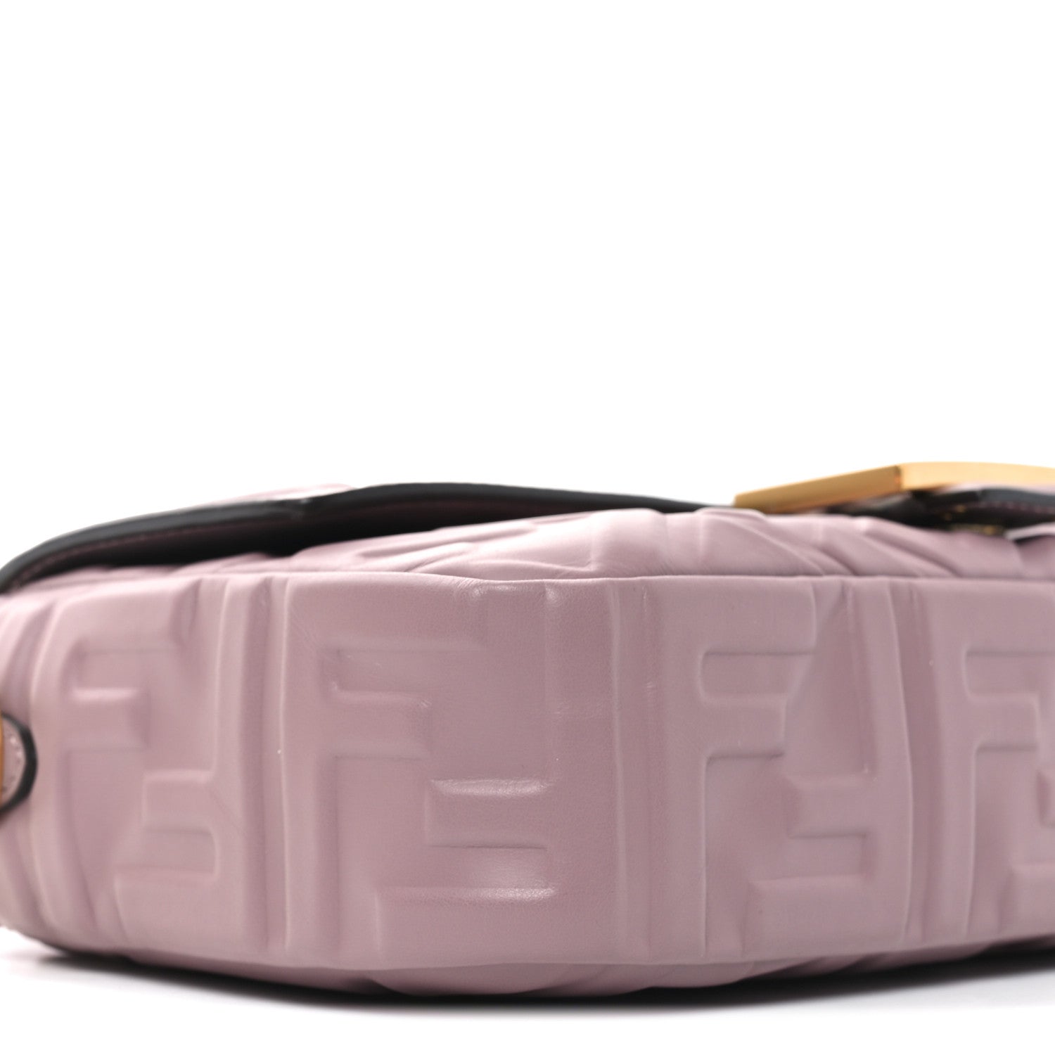 Fendi Nappa FF 1974 Embossed Baguette Dusty Mauve 9 of 10