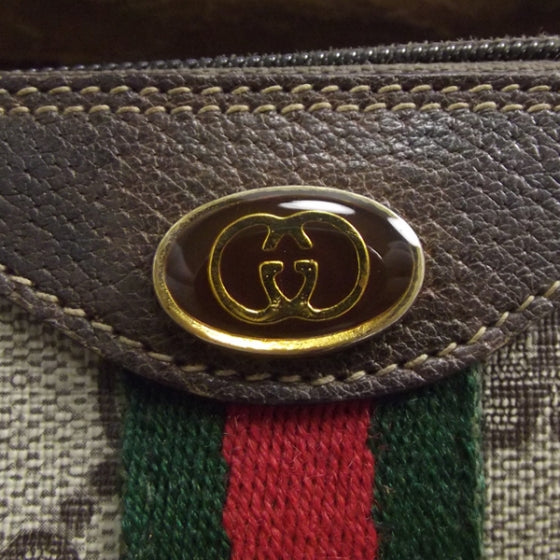 Gucci Monogram Web Shoulder Bag 9 of 10