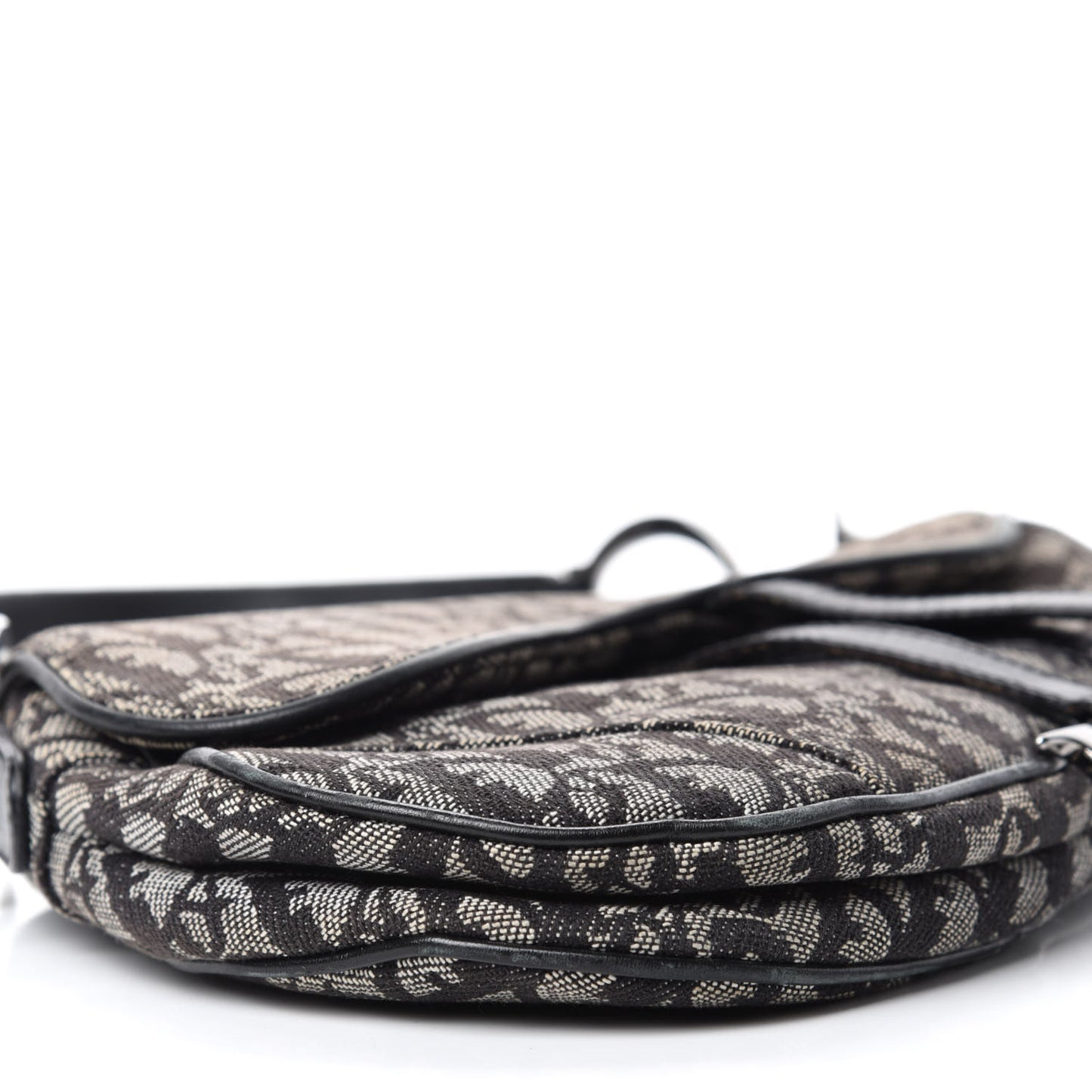 Monogram Saddle Bag Black
