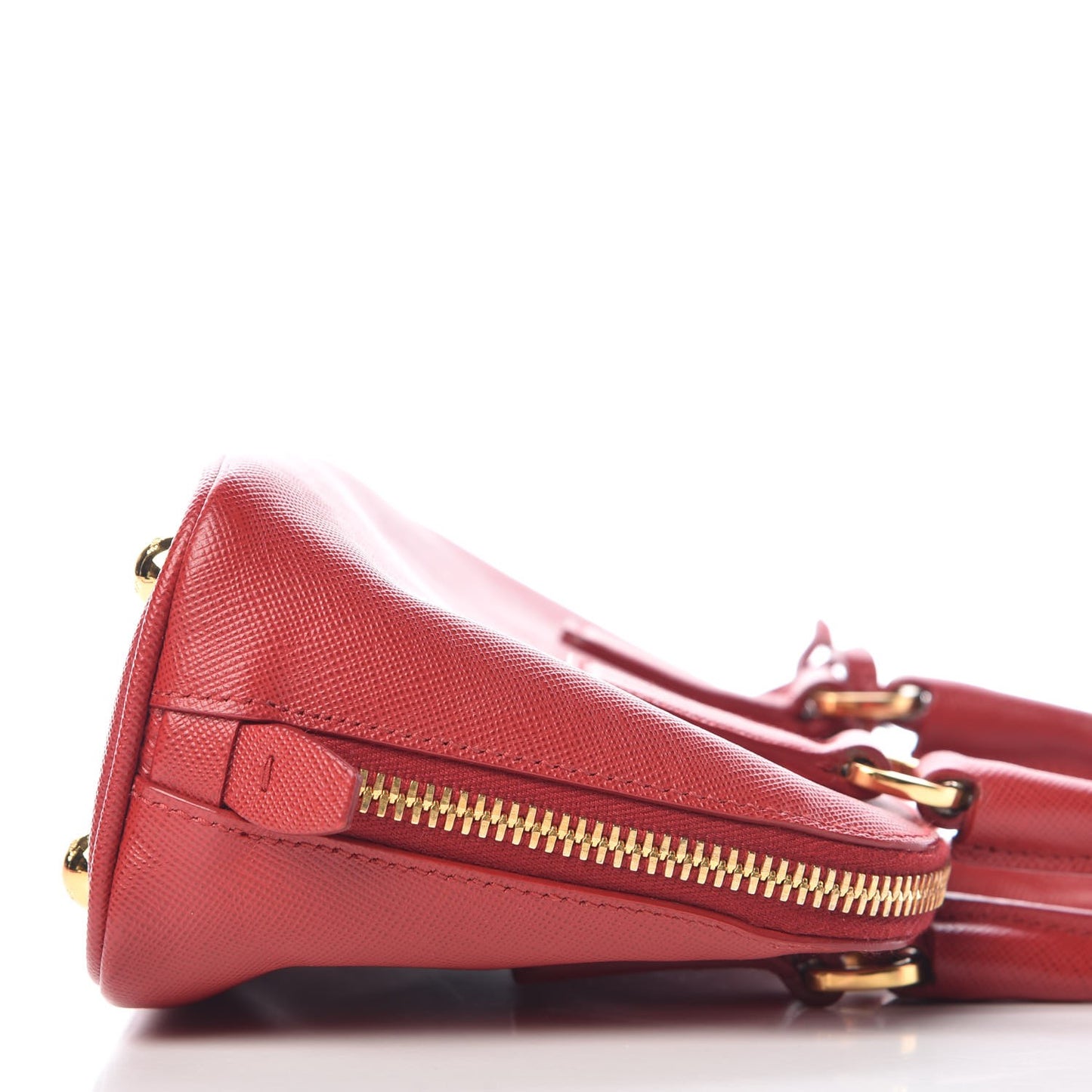 Saffiano Lux Mini Promenade Tote Fuoco