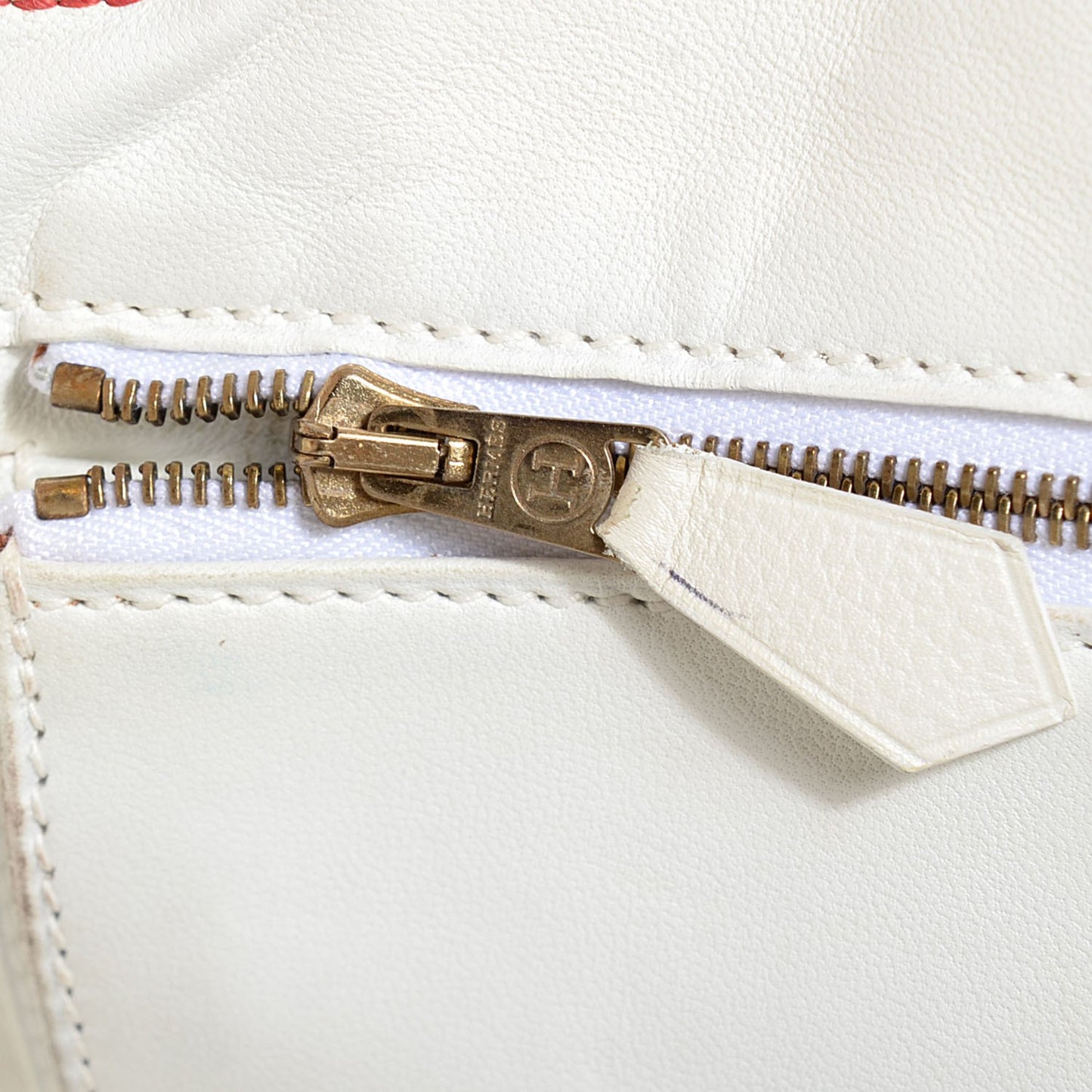 Swift Bi-Color Birkin 35 Blanc Rouge Vif