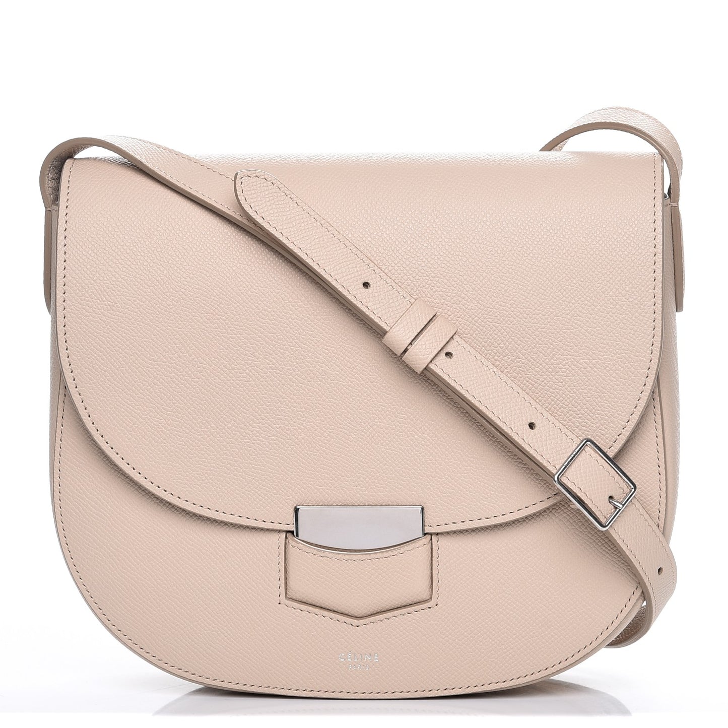 Grained Calfskin Compact Trotteur Ballerina