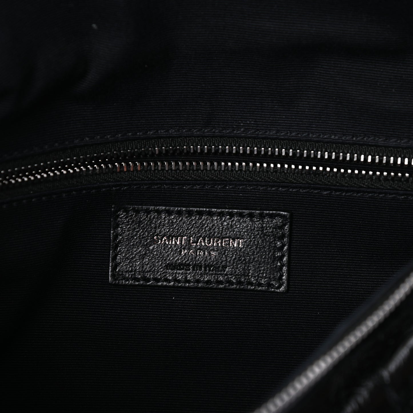 Crinkled Calfskin Matelasse Monogram Niki Body Bag Black