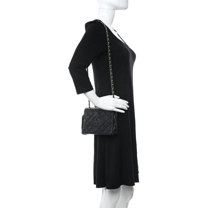 Chanel Lambskin Small Tassel Single Flap Black 2 of 12