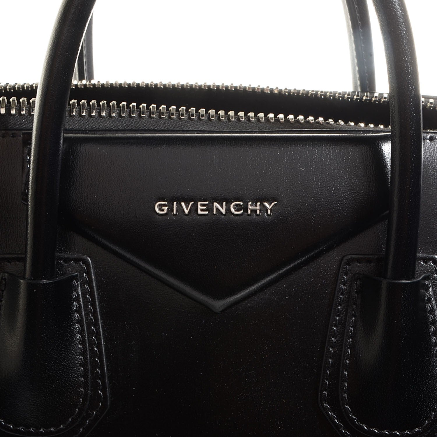 Givenchy Shiny Lord Calfskin Medium Antigona Black 8 of 13