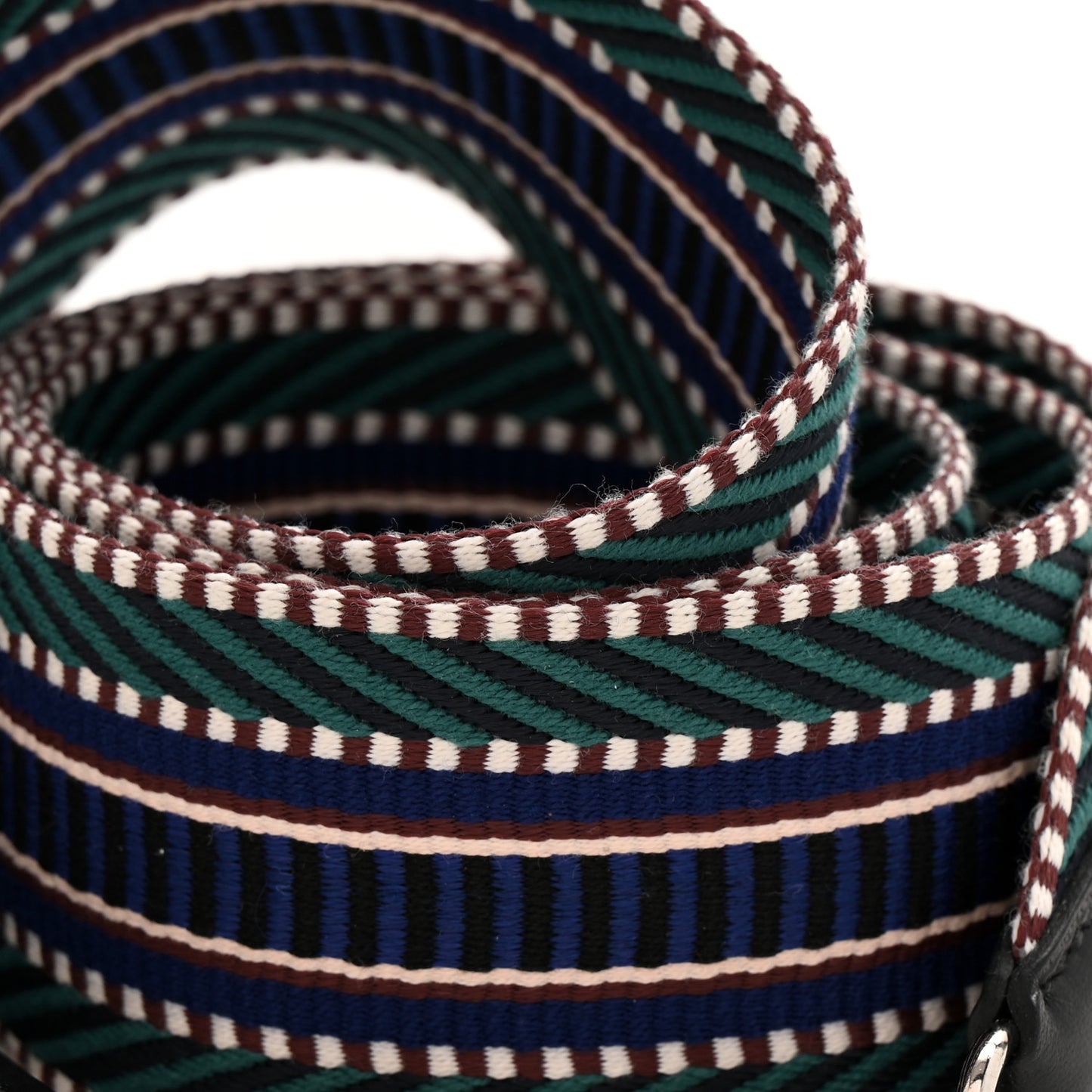Toile Swift 50mm Sangle Cavale Shoulder Strap Malachite Bleu Electrique Black