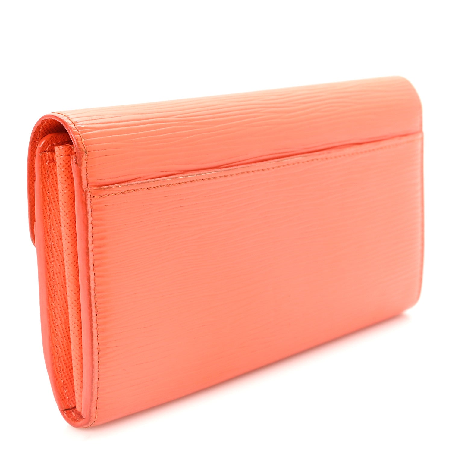 Louis Vuitton Epi Sarah Wallet NM Orange 3 of 6