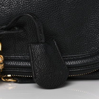 Alexander McQueen Grainy Calfskin Padlock Skull Clutch Black 9 of 10