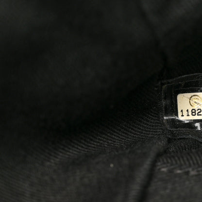 Chanel Calfskin Diamond Stitch Accordion Flap Black 7 of 10