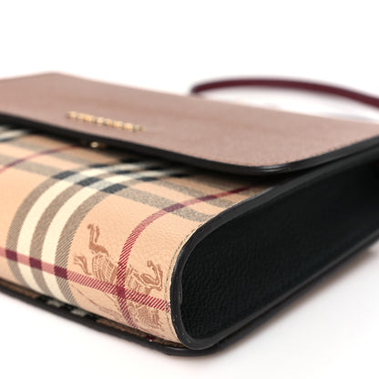 Burberry Haymarket Check Small Loxley Crossbody Bright Toffee 9 of 10