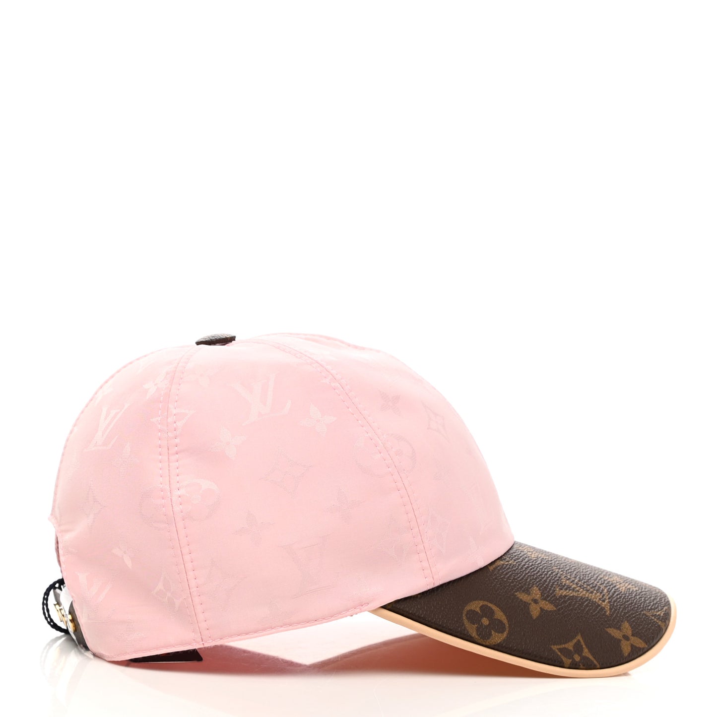 Polyester Silk Monogram LV Get Ready Cap M Pink