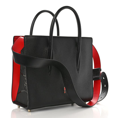 Christian Louboutin Calfskin Spikes Loubinthesky Medium Paloma Black Multimetal 2 of 9