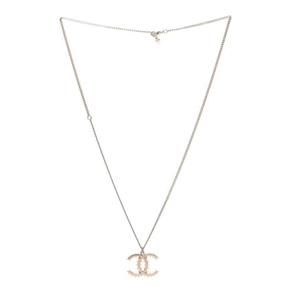 Chanel CC Necklace Light Gold 3 of 4