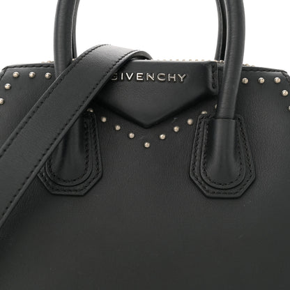 Givenchy Smooth Calfskin Mini Studded Antigona Black 8 of 15
