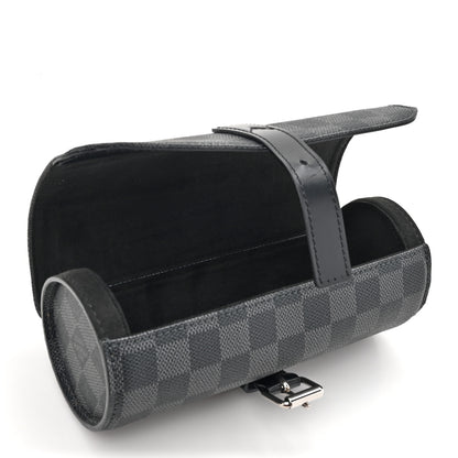 Louis Vuitton Damier Graphite 3 Watch Travel Case 5 of 8