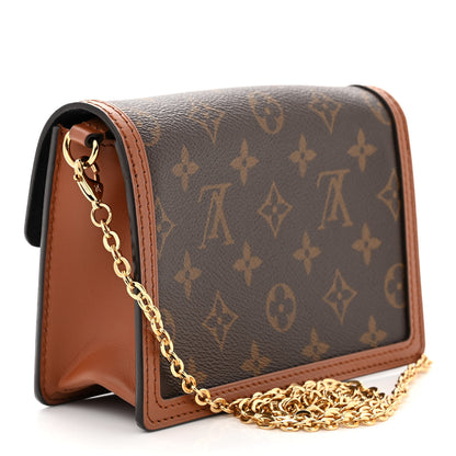 Louis Vuitton LOUIS VUITTON Reverse Monogram Dauphine Chain Wallet 3 of 10