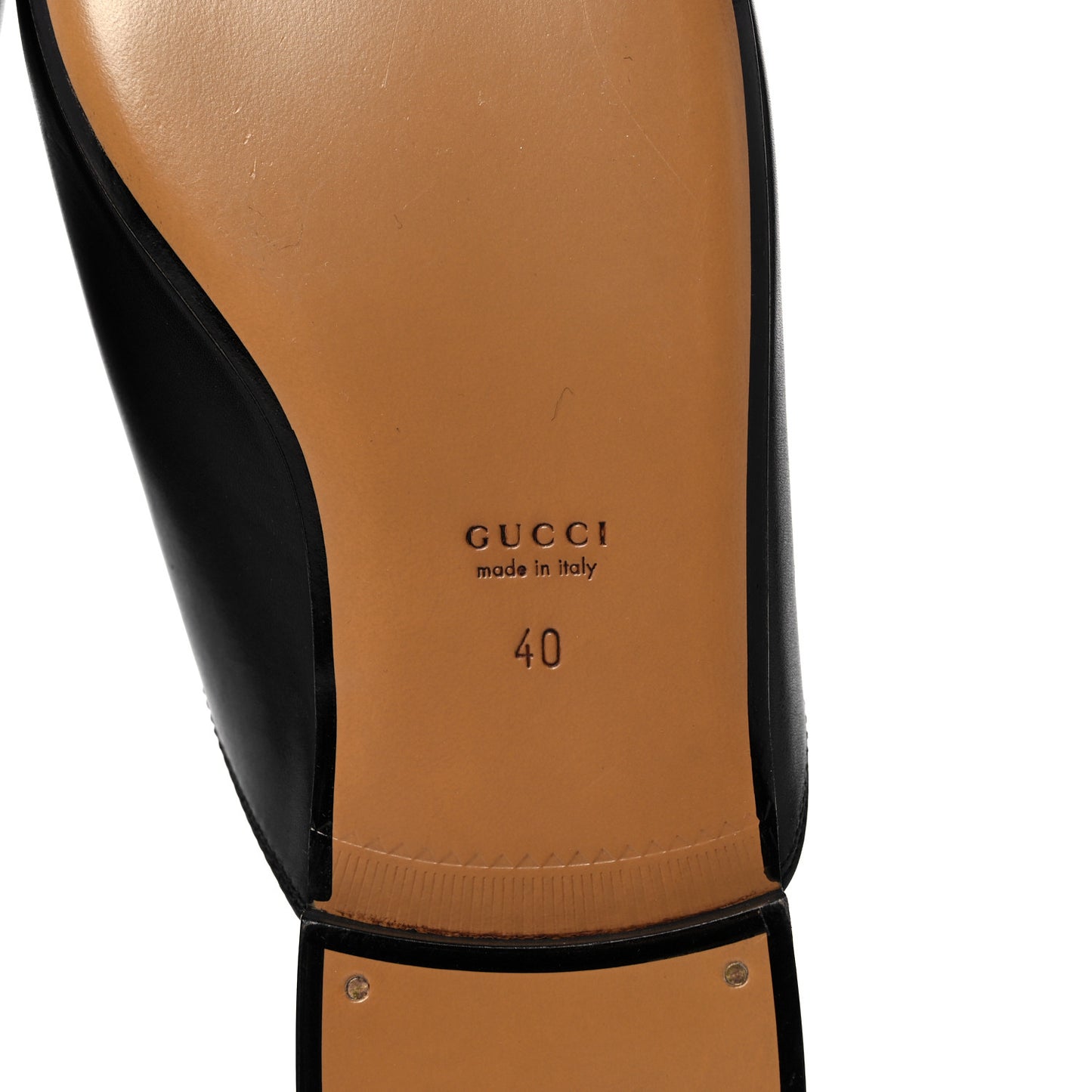 Calfskin Womens Princetown Slippers 40 Black