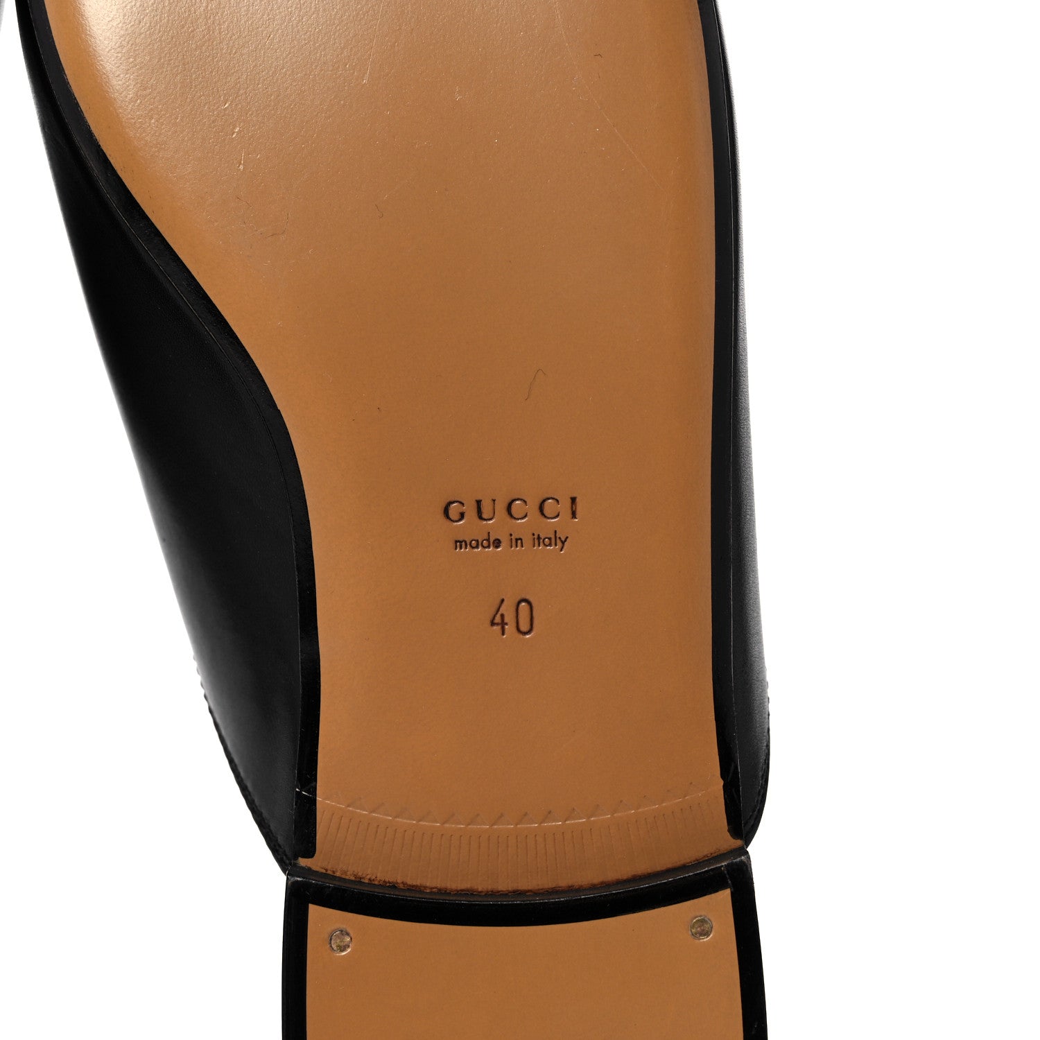 Gucci Calfskin Womens Princetown Slippers 40 Black 6 of 16