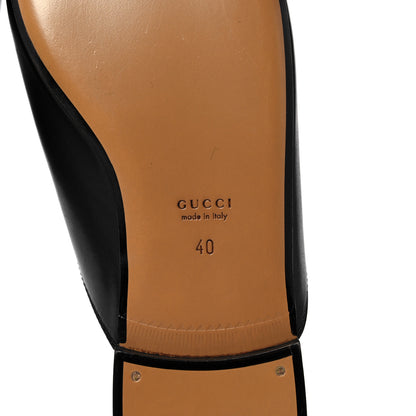 Gucci Calfskin Womens Princetown Slippers 40 Black 6 of 16