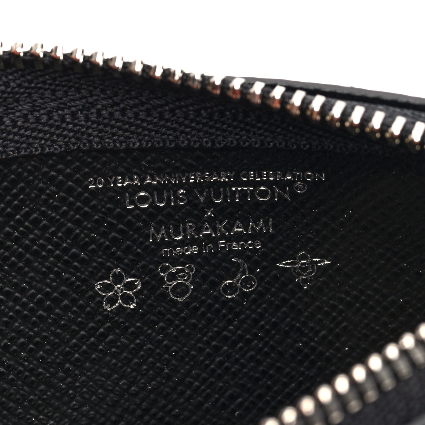 LV X TM Monogram Multicolor Key Pouch Black