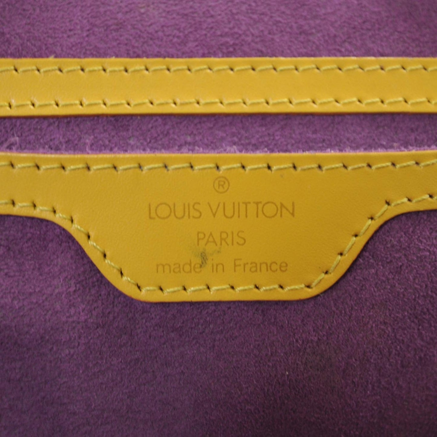 Epi Saint Jacques PM w Short Straps Yellow