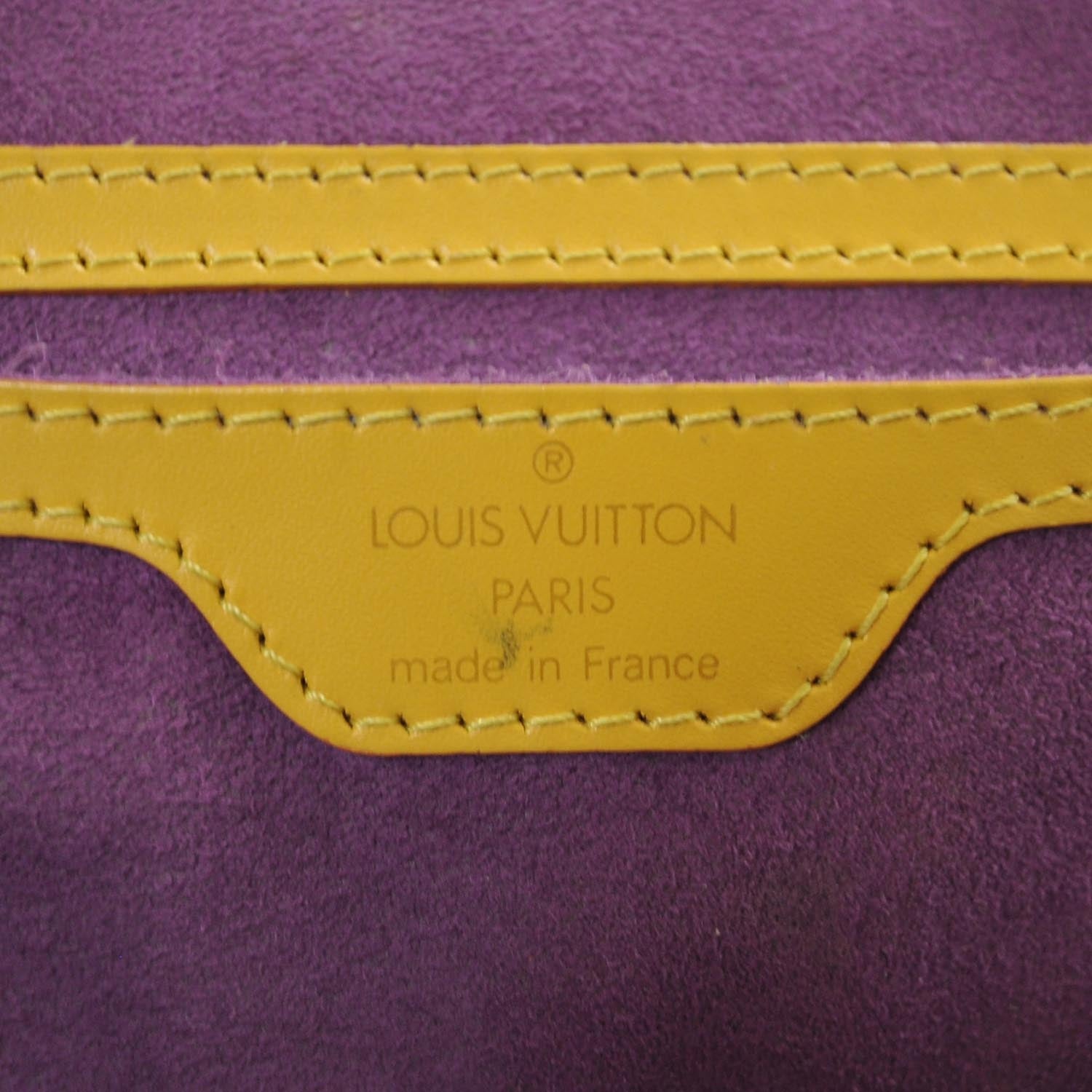 Louis Vuitton Epi Saint Jacques PM w Short Straps Yellow 6 of 6