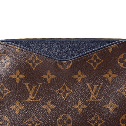 Louis Vuitton Monogram Pallas Clutch Blue Marine 5 of 10