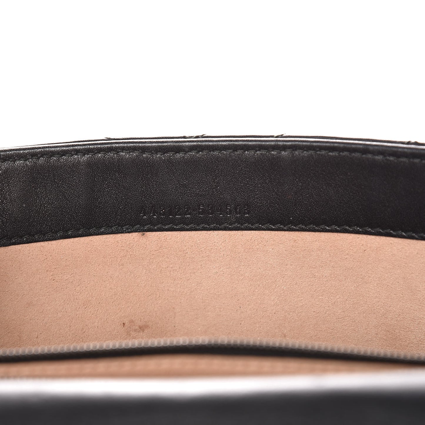 Calfskin Matelasse Mini GG Marmont Chain Wallet Black