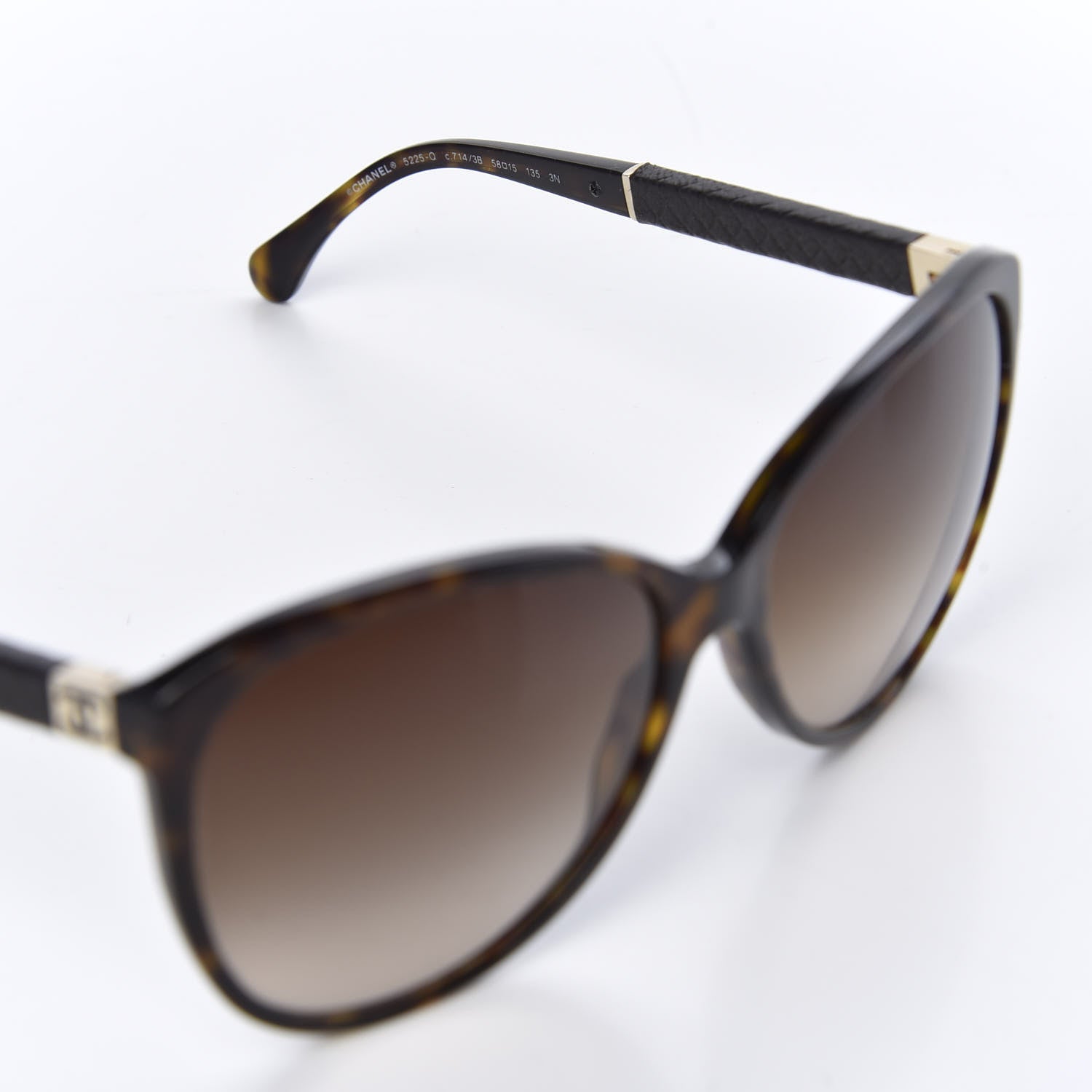 Chanel Quilted CC Sunglasses 5225-Q Tortoise 6 of 8