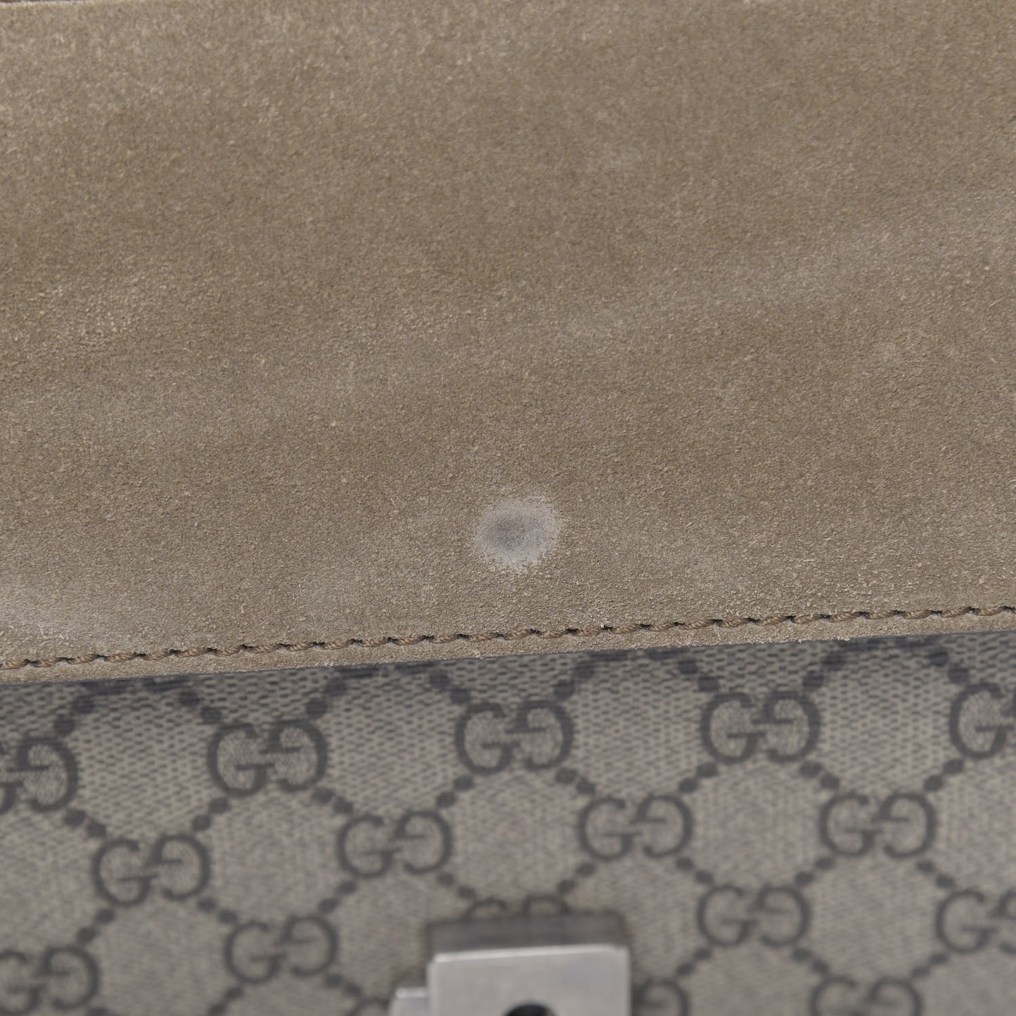 GG Supreme Monogram Small Dionysus Shoulder Bag Taupe