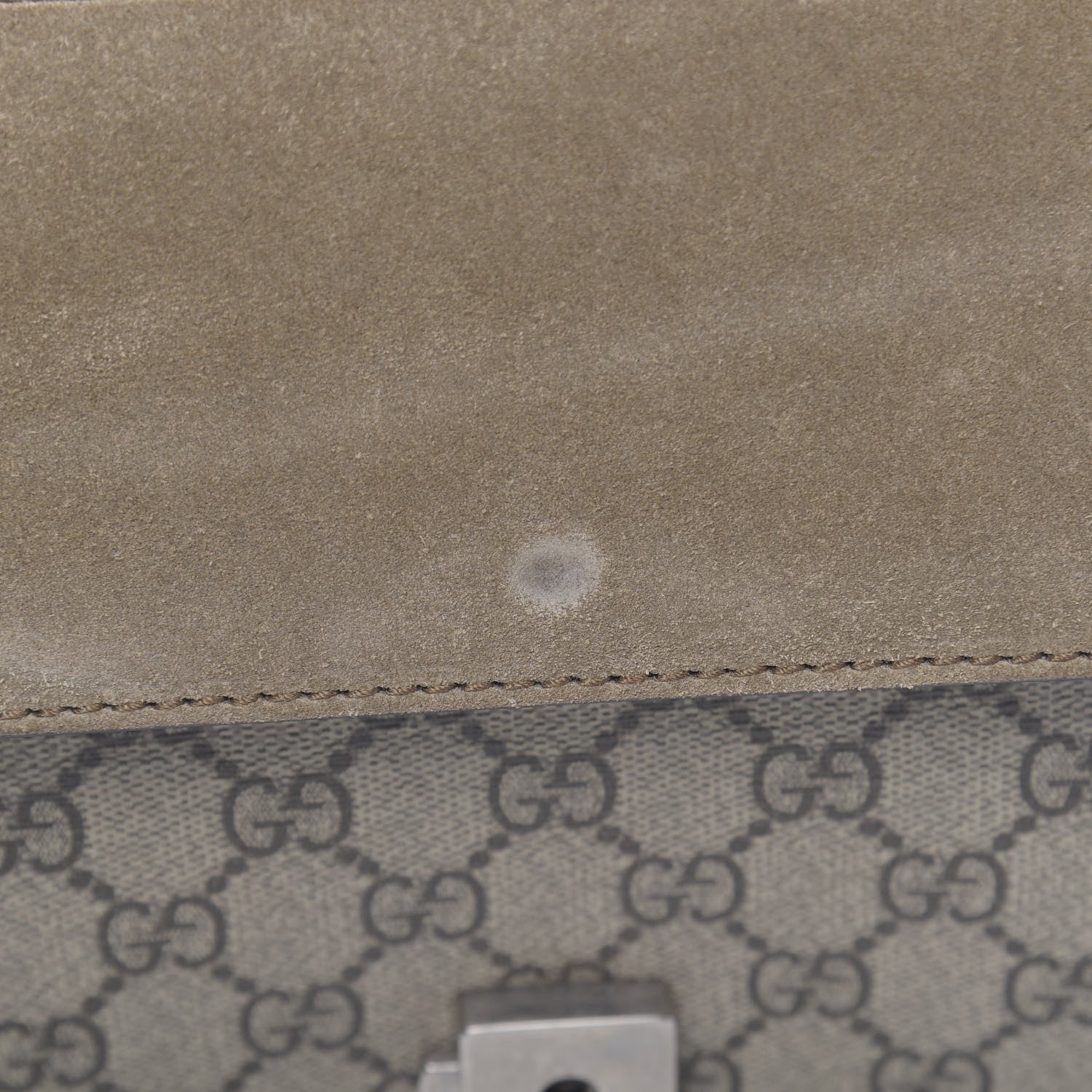 Gucci GG Supreme Monogram Small Dionysus Shoulder Bag Taupe 10 of 13