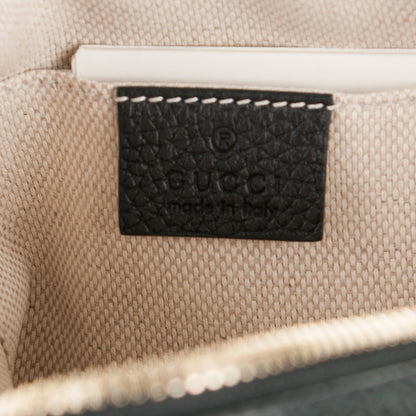 Gucci Pebbled Calfskin Small Soho Disco Bag Black 6 of 7