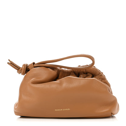 Mansur Gavriel Lambskin Mini Cloud Wristlet Caramel 1 of 8