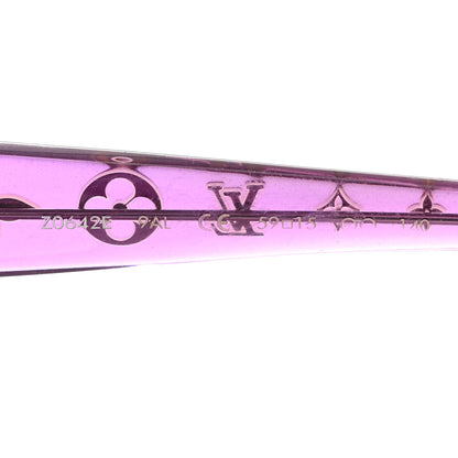 Louis Vuitton Obsession GM Z0642E Sunglasses Violet Glitter 6 of 8