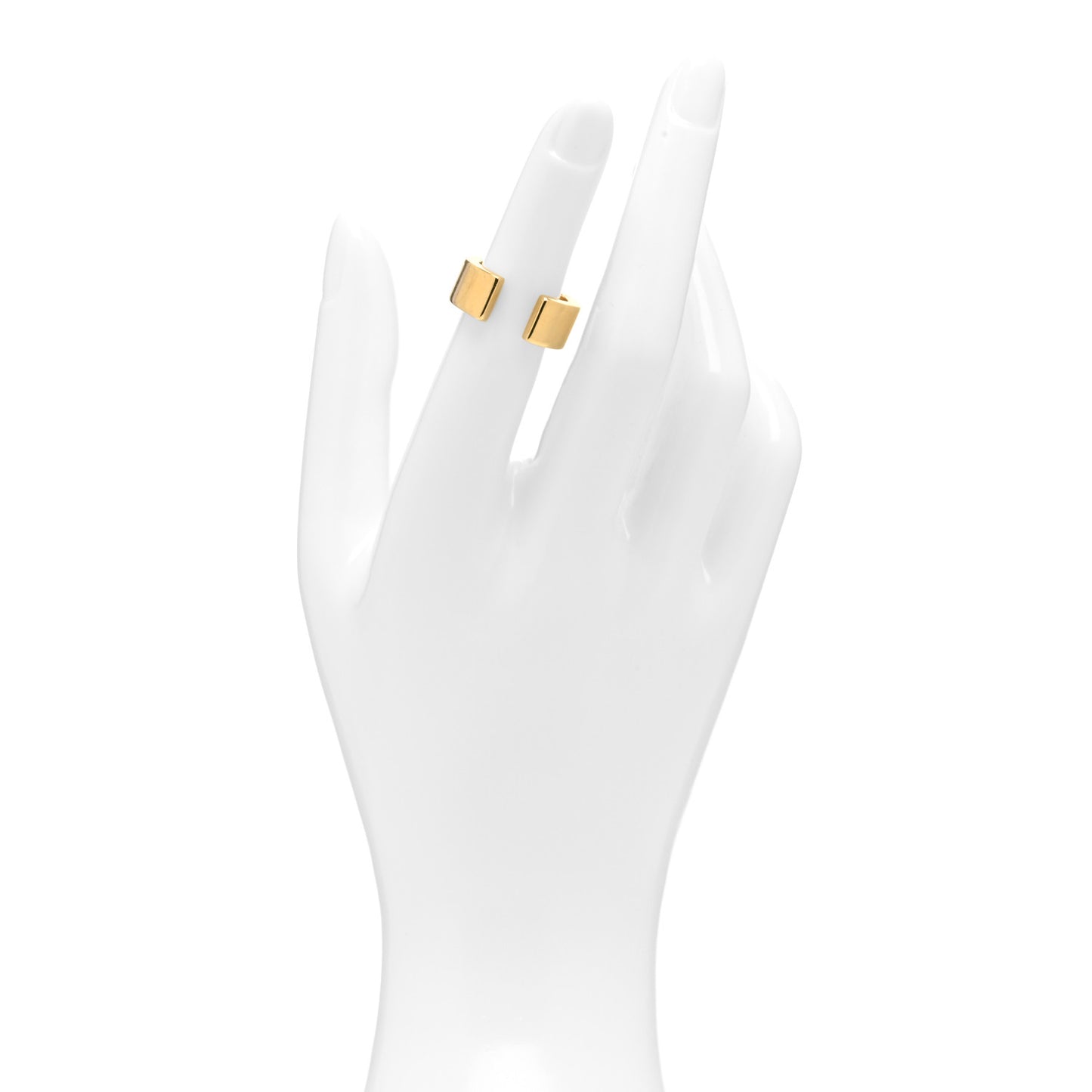 18K Yellow Gold Open Band Ring 49 4.75