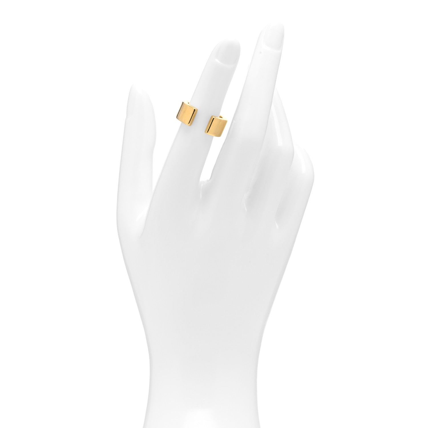 Chanel 18K Yellow Gold Open Band Ring 49 4.75 2 of 4