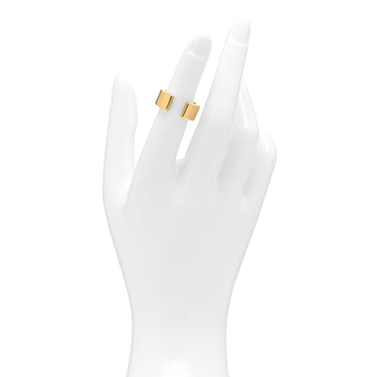 Chanel 18K Yellow Gold Open Band Ring 49 4.75 2 of 4