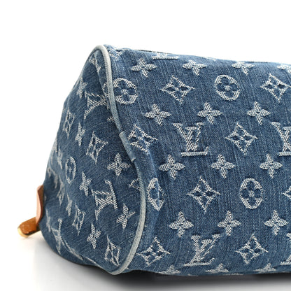 Louis Vuitton Monogram Denim Neo Speedy Blue 9 of 14