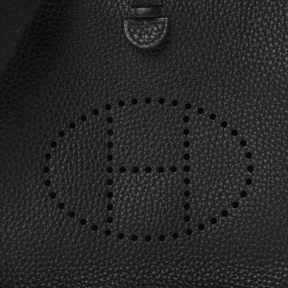 Hermes Taurillon Clemence Evelyne TPM Black 8 of 11