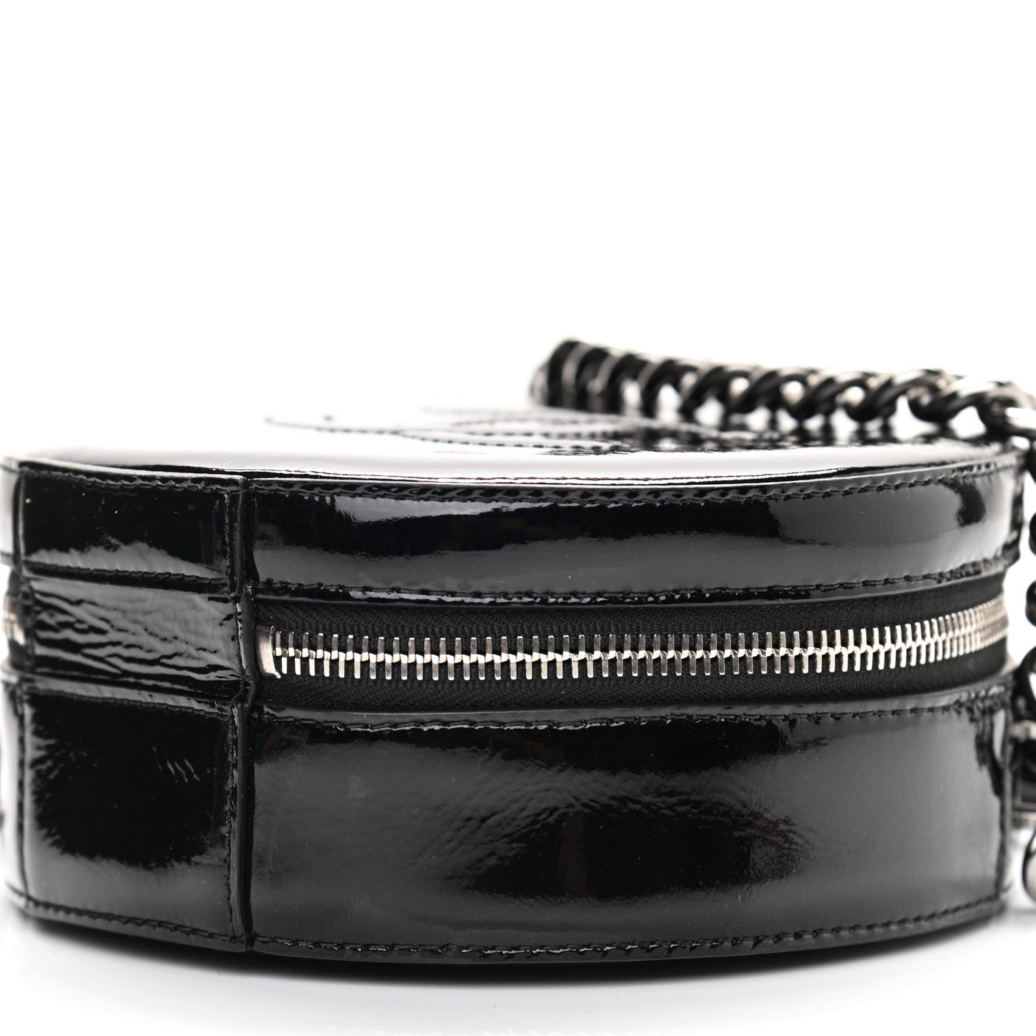 Chanel Patent Round As Earth Evening Bag Black 10 of 11