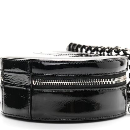 Chanel Patent Round As Earth Evening Bag Black 10 of 11