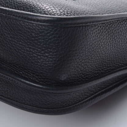 Hermes Taurillon Clemence Evelyne III PM Black 9 of 10