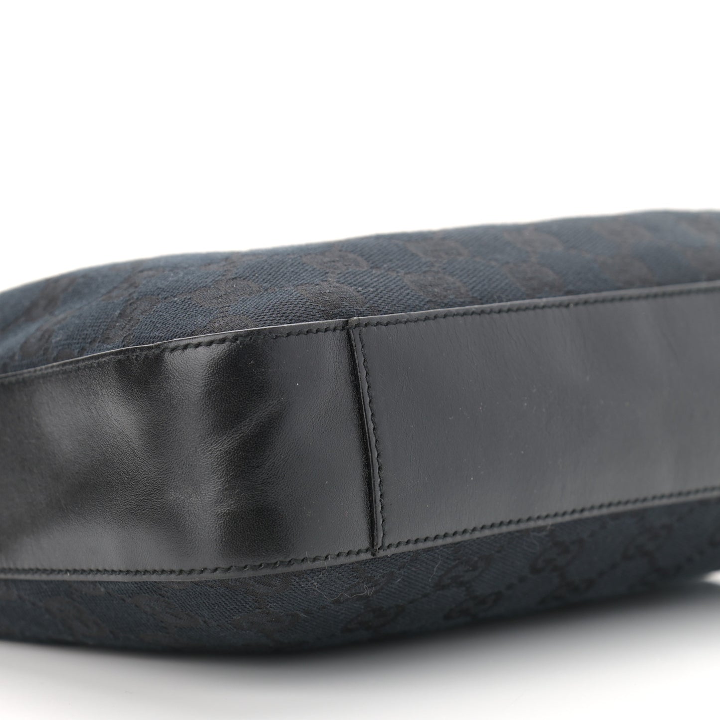Monogram GG Small Clasp Hobo Black