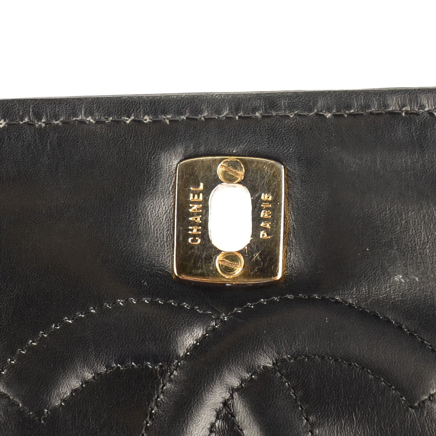 Alligator Medium Single Flap Black